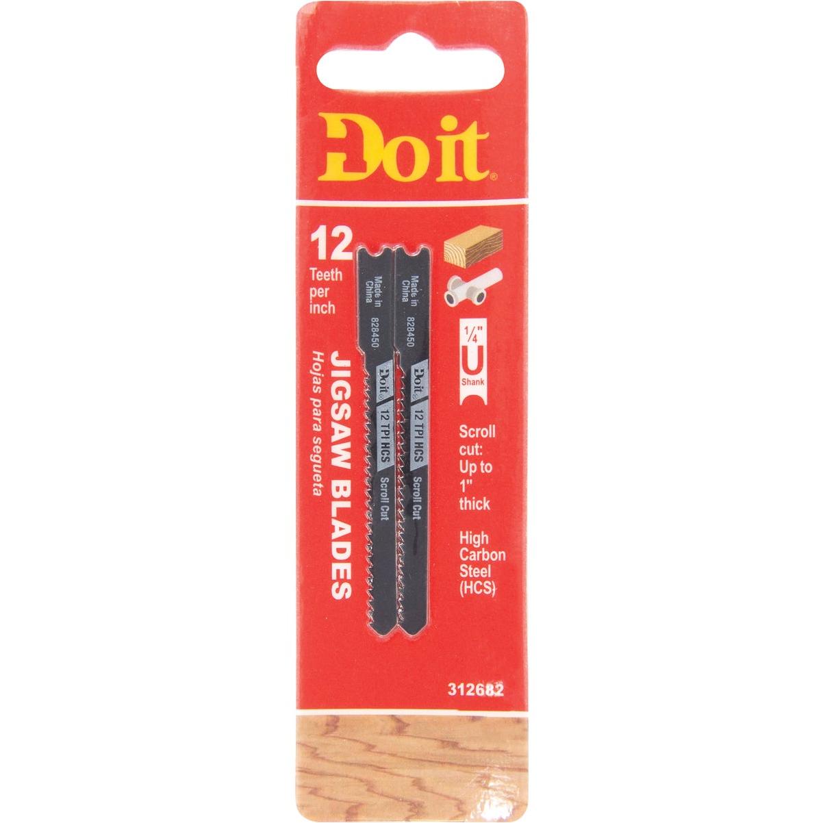Do it Best 3 In. x 8 TPI U-Shank Jig Saw Blade for Nail-Embedded Wood (2-Pack)