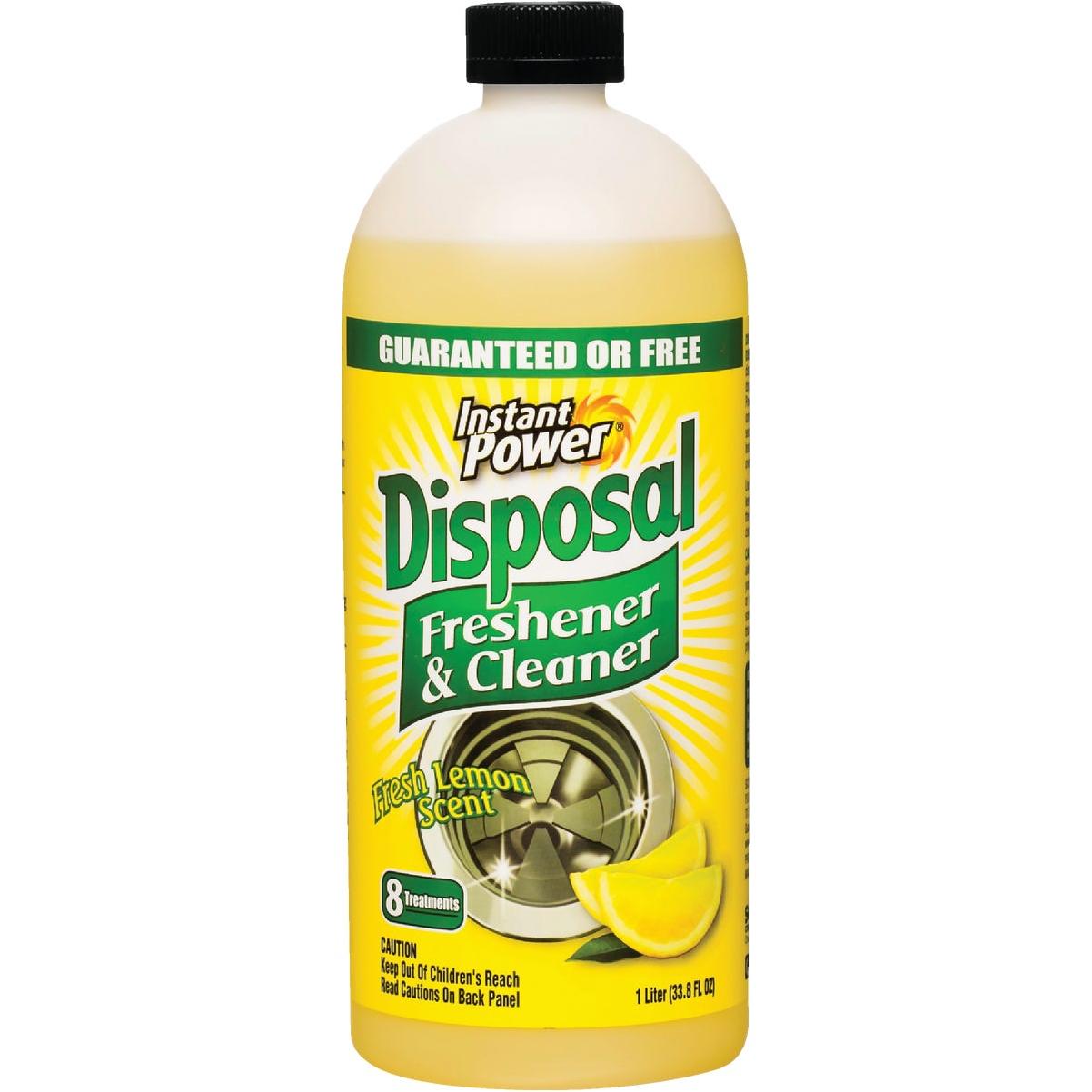 Instant Power 33.8 Oz. Instant Power Lemon Scent Disposer and Liquid Drain Cleaner