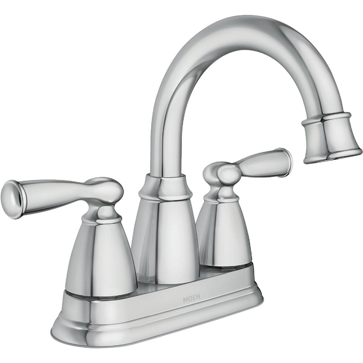 Moen Banbury 2-Handle Lever Centerset Bathroom Faucet with Pop-Up, Chrome