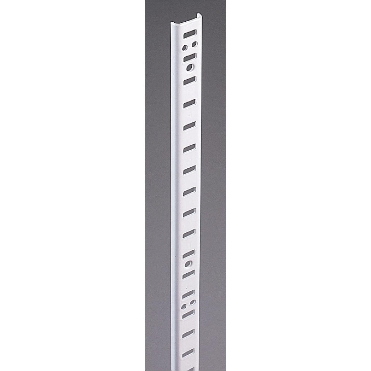 Knape & Vogt 255 Series 72 In. Zinc-Plated Steel Mortise-Mount Pilaster Shelf Standard