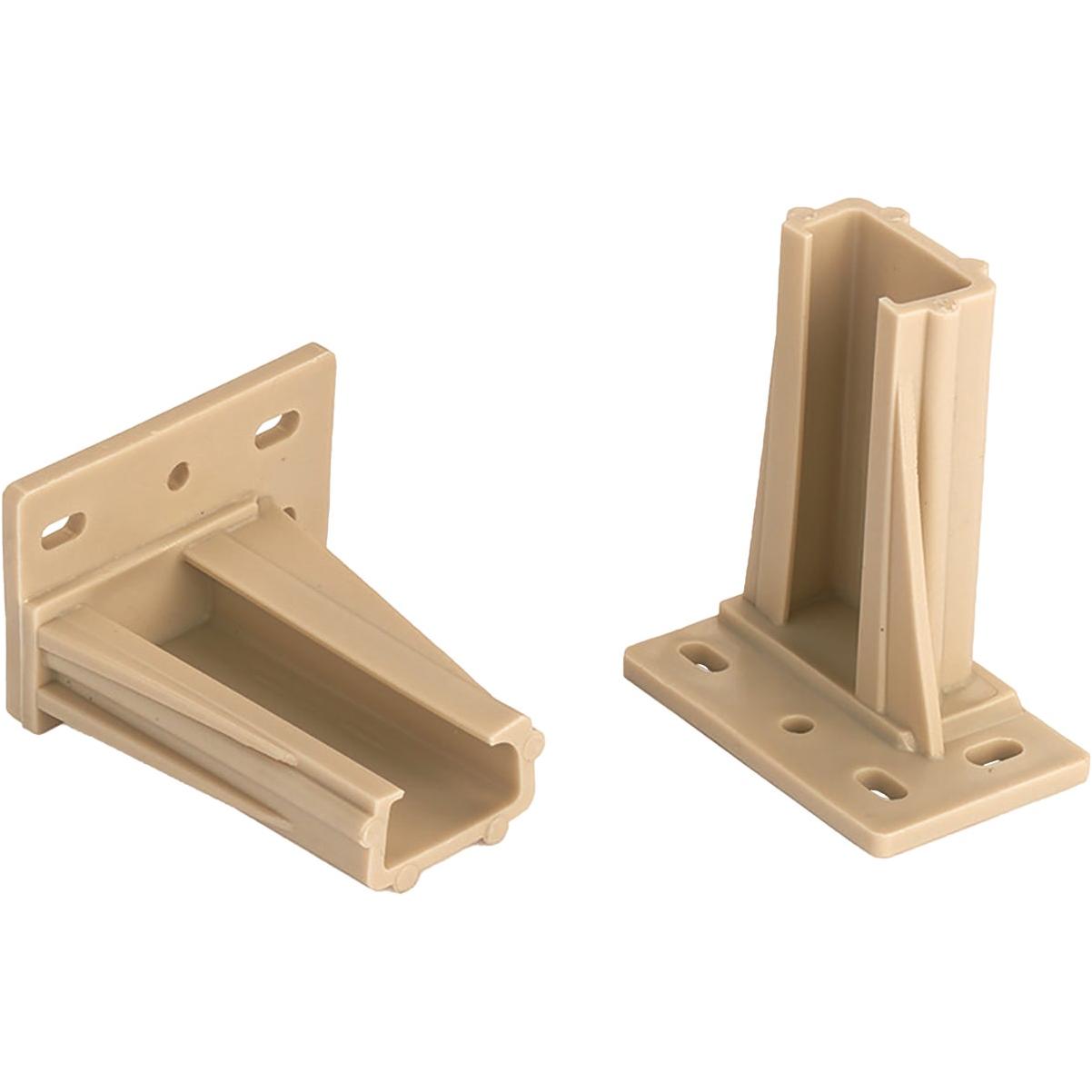 Knape & Vogt 2-3/8" Plastic Drawer Slide Mounting Bracket (2-Pack)