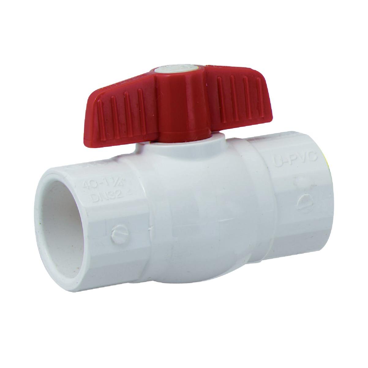 ProLine 1-1/4 In. Solvent x 1-1/4 In. Solvent PVC Ball Valve | Sheraton ...