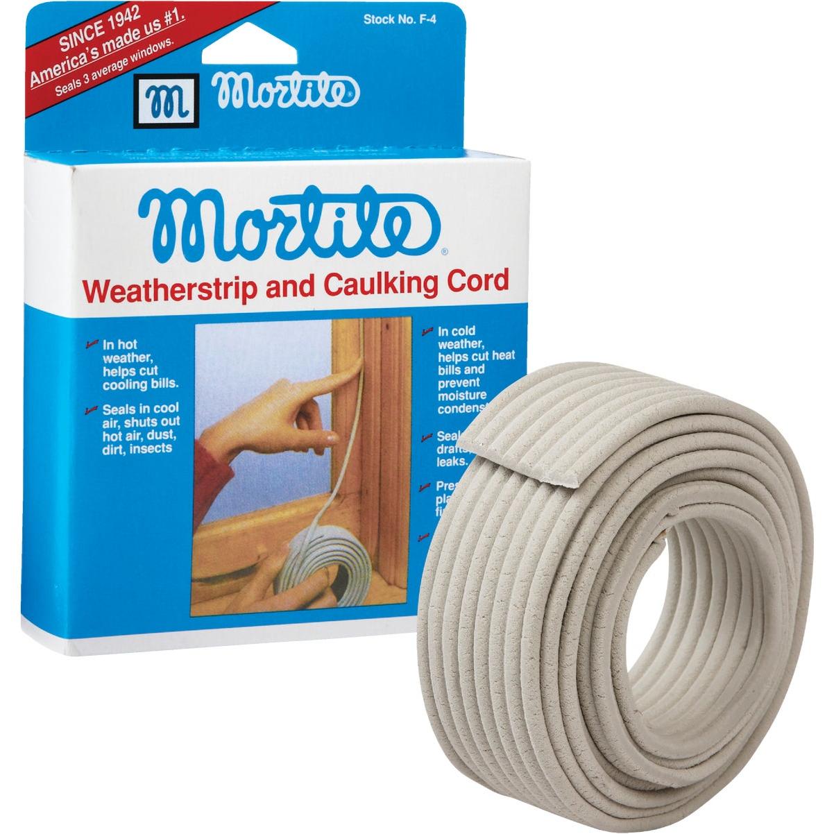 Mortite Gray Weatherstrip & Caulking Cord, 45 Ft.