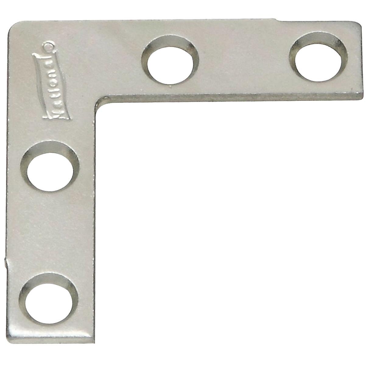 National Hardware 1-1/2 In. x 3/8 In. Zinc Flat Corner Iron (4-Count)