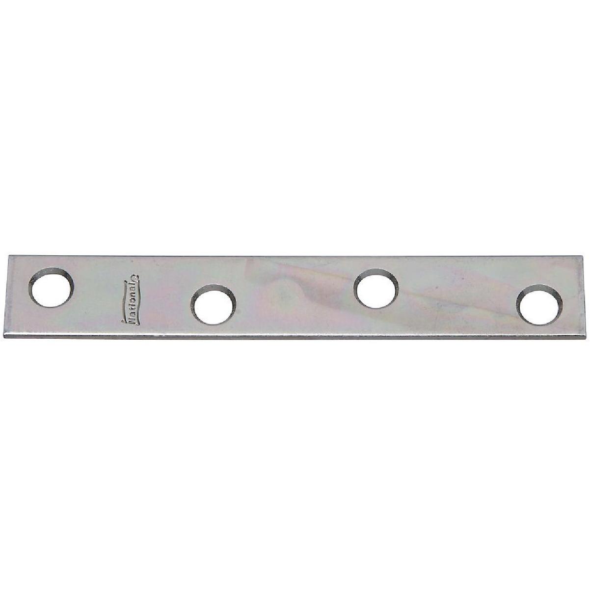 National Hardware 4 In. x 5/8 In. Zinc Steel Mending Brace (4-Count)
