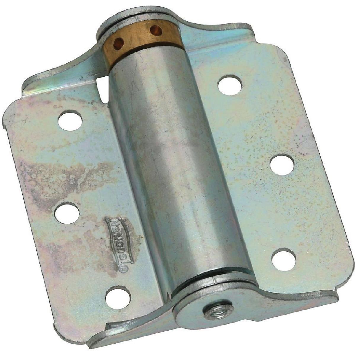 National Hardware 3 In. Zinc Plated Full-Surface Spring Door Hinge (2-Pack)