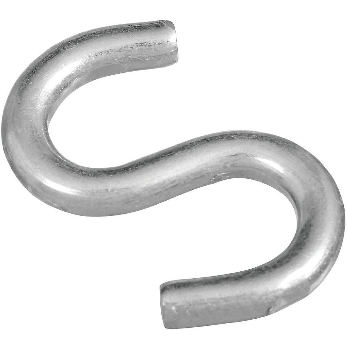 National Hardware 2 In. Zinc Heavy Open S Hook (2-Count)