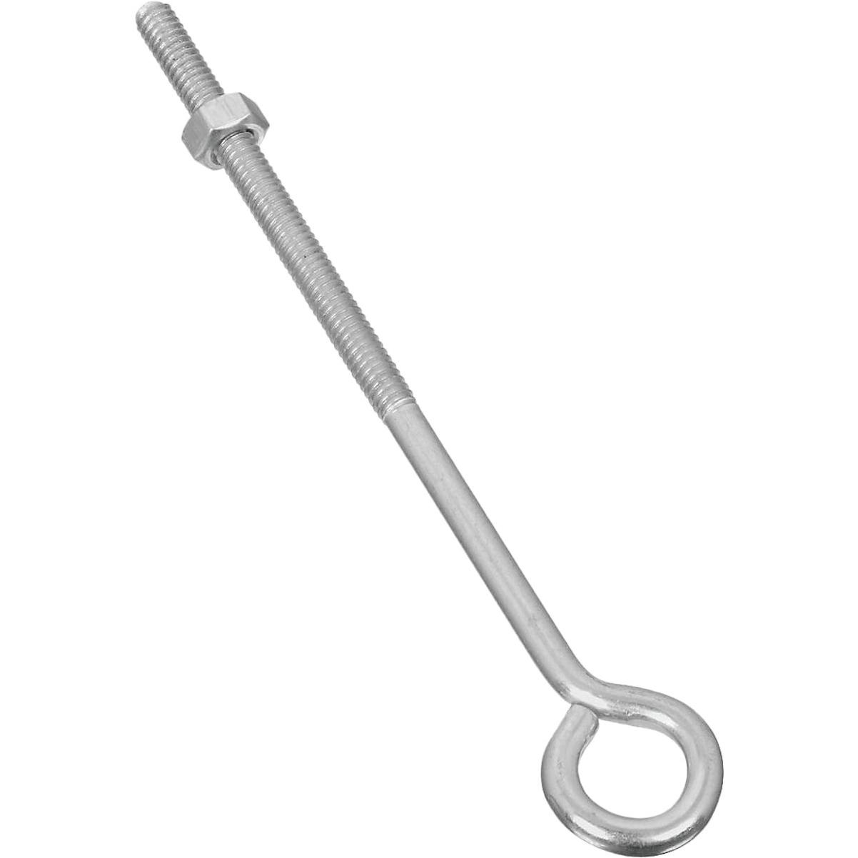 National Hardware 1/4 In. x 6 In. Zinc Eye Bolt with Hex Nut