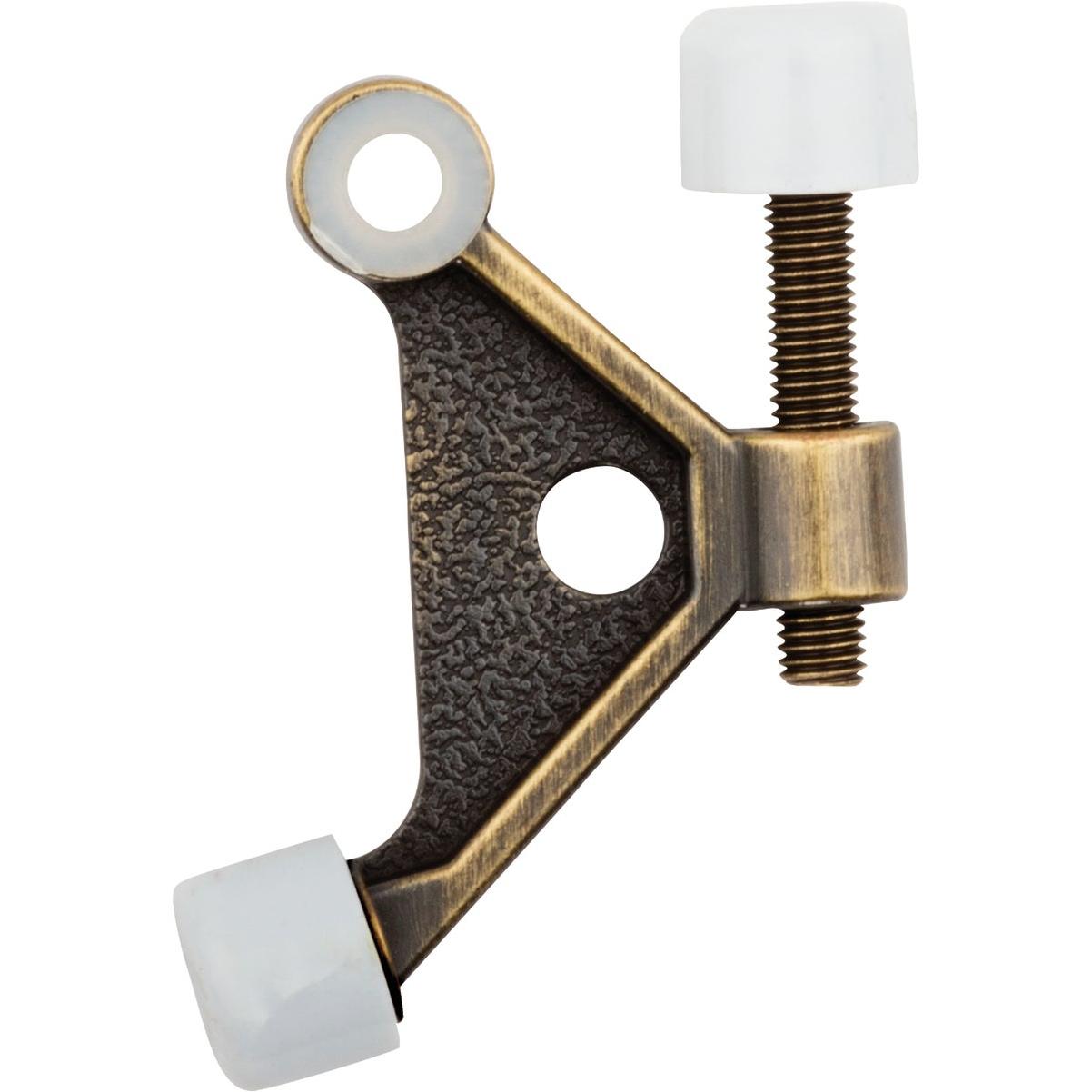 National Hardware Antique Brass Zinc Hinge Pin Door Stop