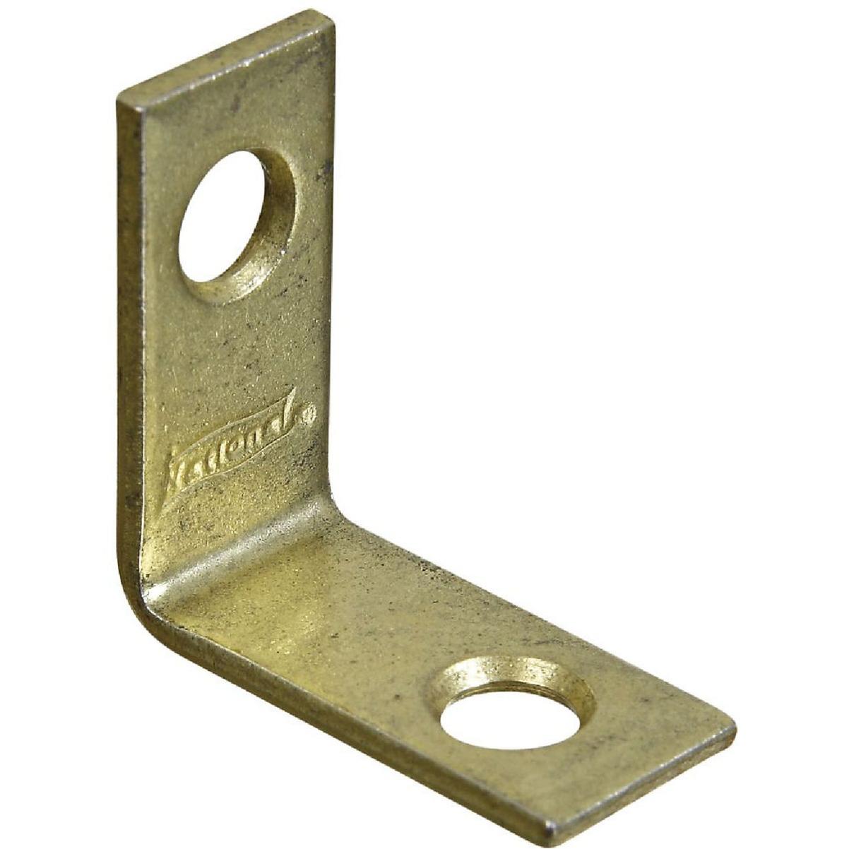 National Hardware 1 In. x 1/2 In. Brass Steel Corner Brace (4-Count)