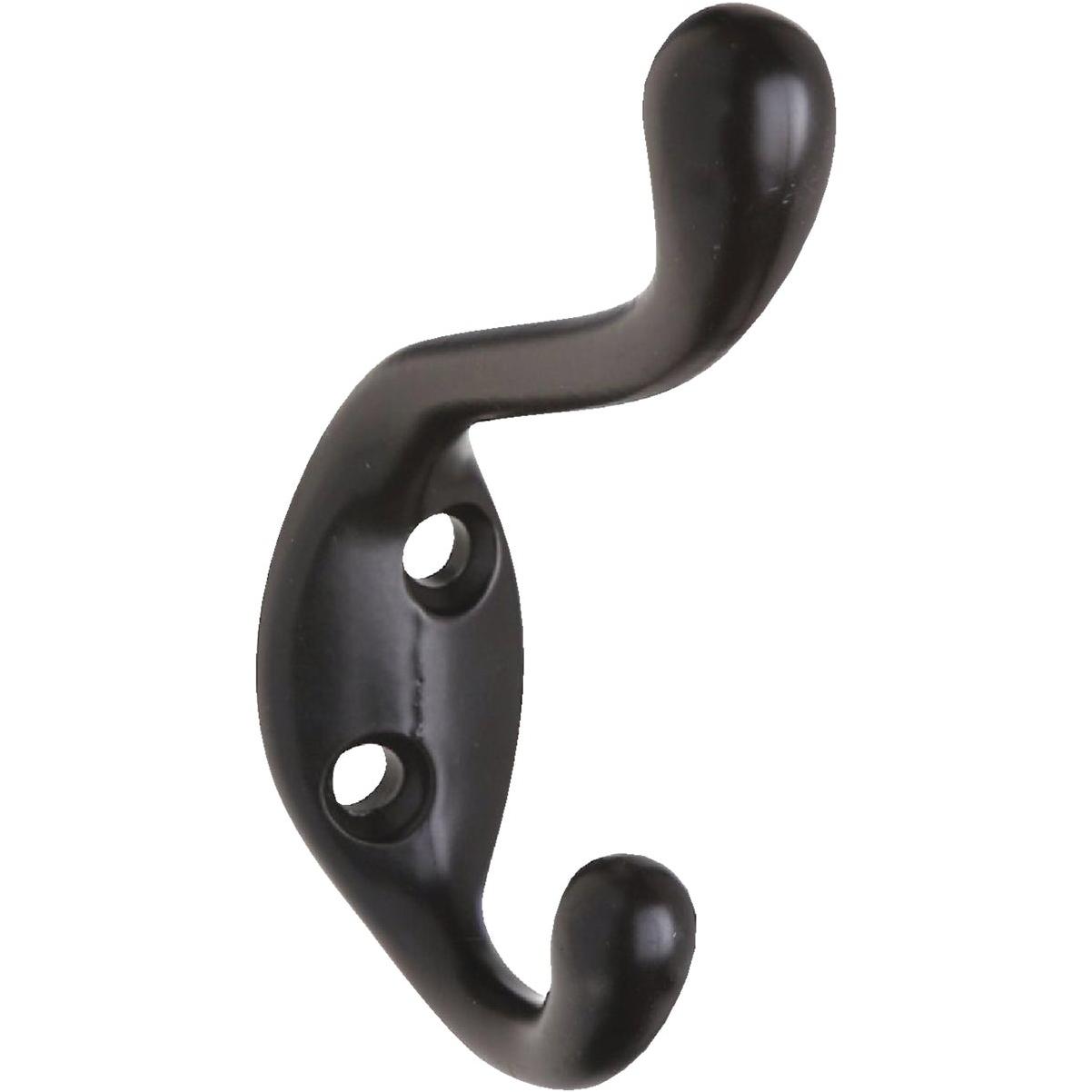 National Hardware Heavy-Duty Oil Rubbed Bronze Coat & Hat Hook