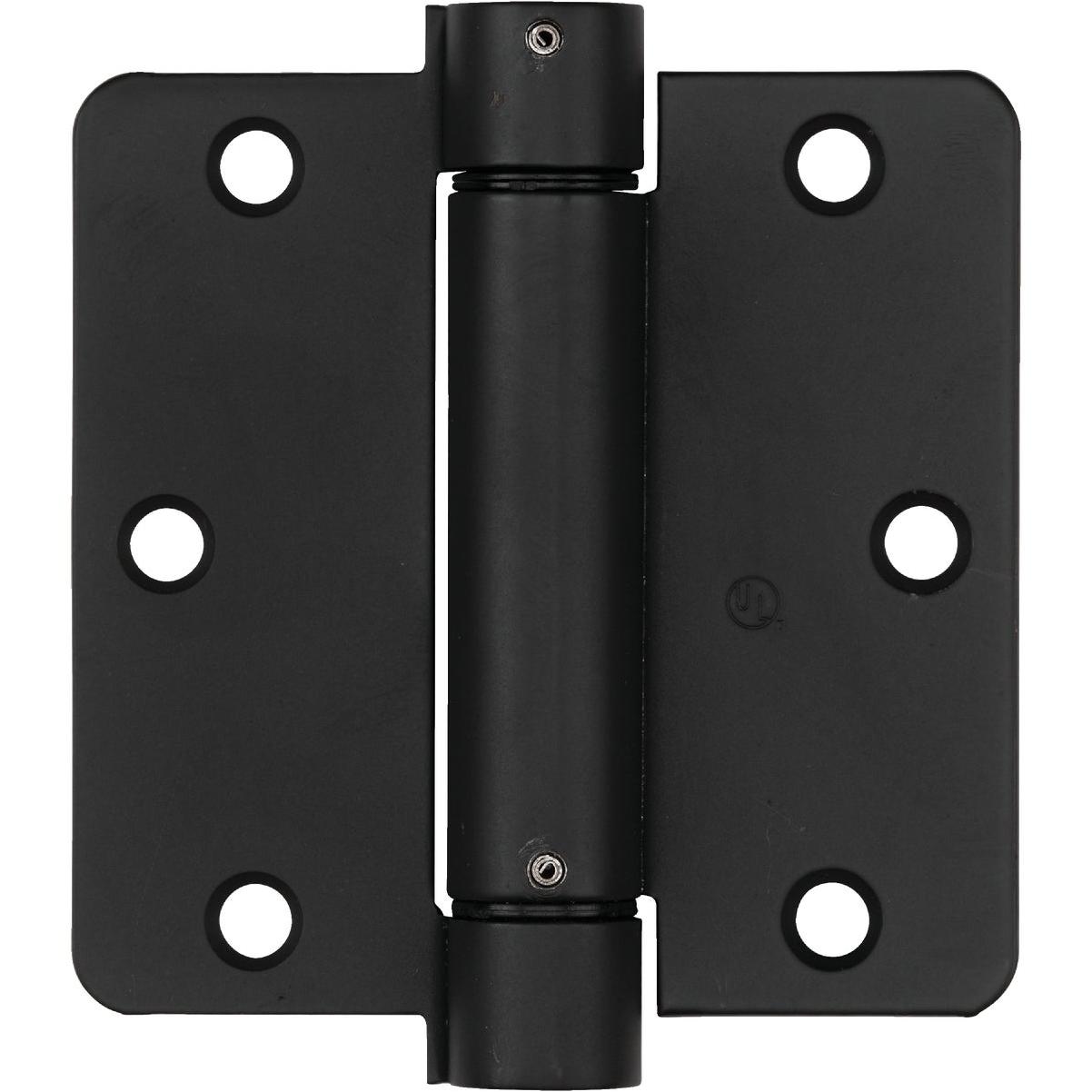 National 3.5 In. Oil Rubbed Bronze 1/4 In. Radius Spring Door Hinge