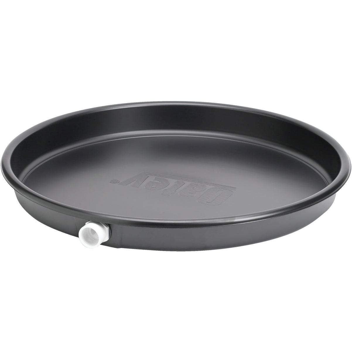 Oatey 24 In. Dia. Plastic Water Heater Drain Pan with 1 In. to 1-1/2 In. PVC Adapter
