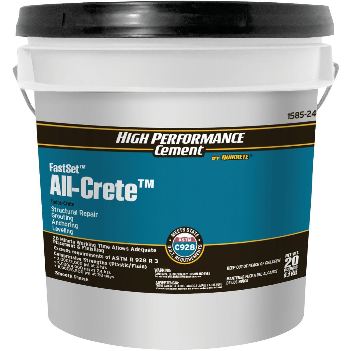 Quikrete Fast Set 20 Lb. All-Crete Non-Shrink Grout
