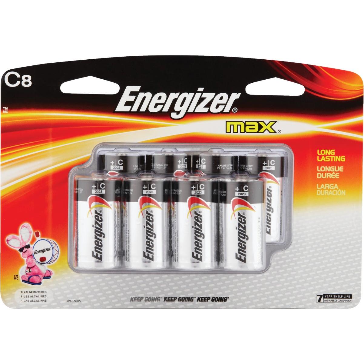 Energizer Max C Alkaline Battery (8-Pack)