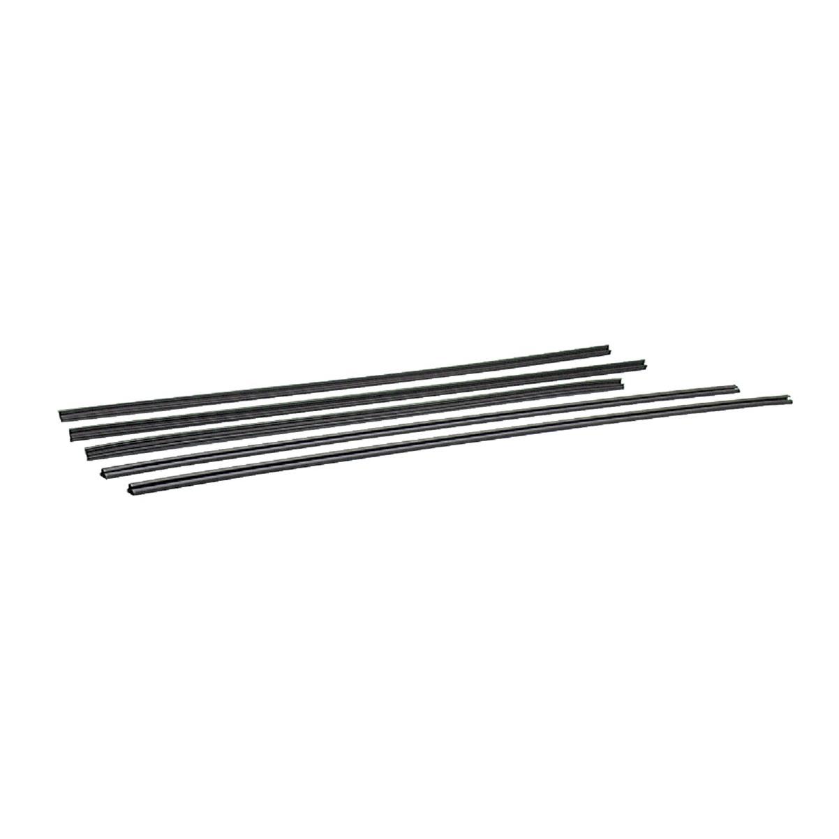 M-D Building Products 81 In. Brown Vinyl with Magnetic Strip Top and Sides Door Seal Kit for Steel Doors