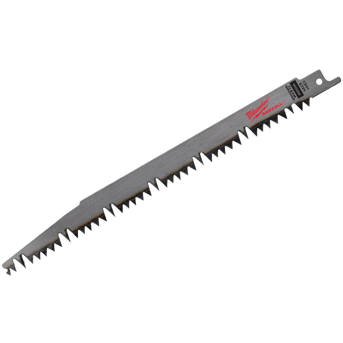 Milwaukee SAWZALL 9 In. 5 TPI Pruning Reciprocating Saw Blade (5-Pack)