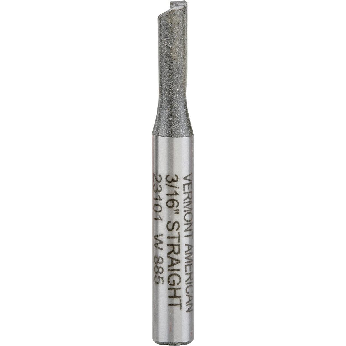 Vermont American Carbide Tip 3/16 In. Straight Bit