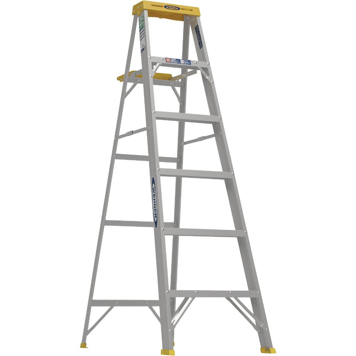 Werner 6 Ft. Aluminum Step Ladder with 225 Lb. Load Capacity Type II