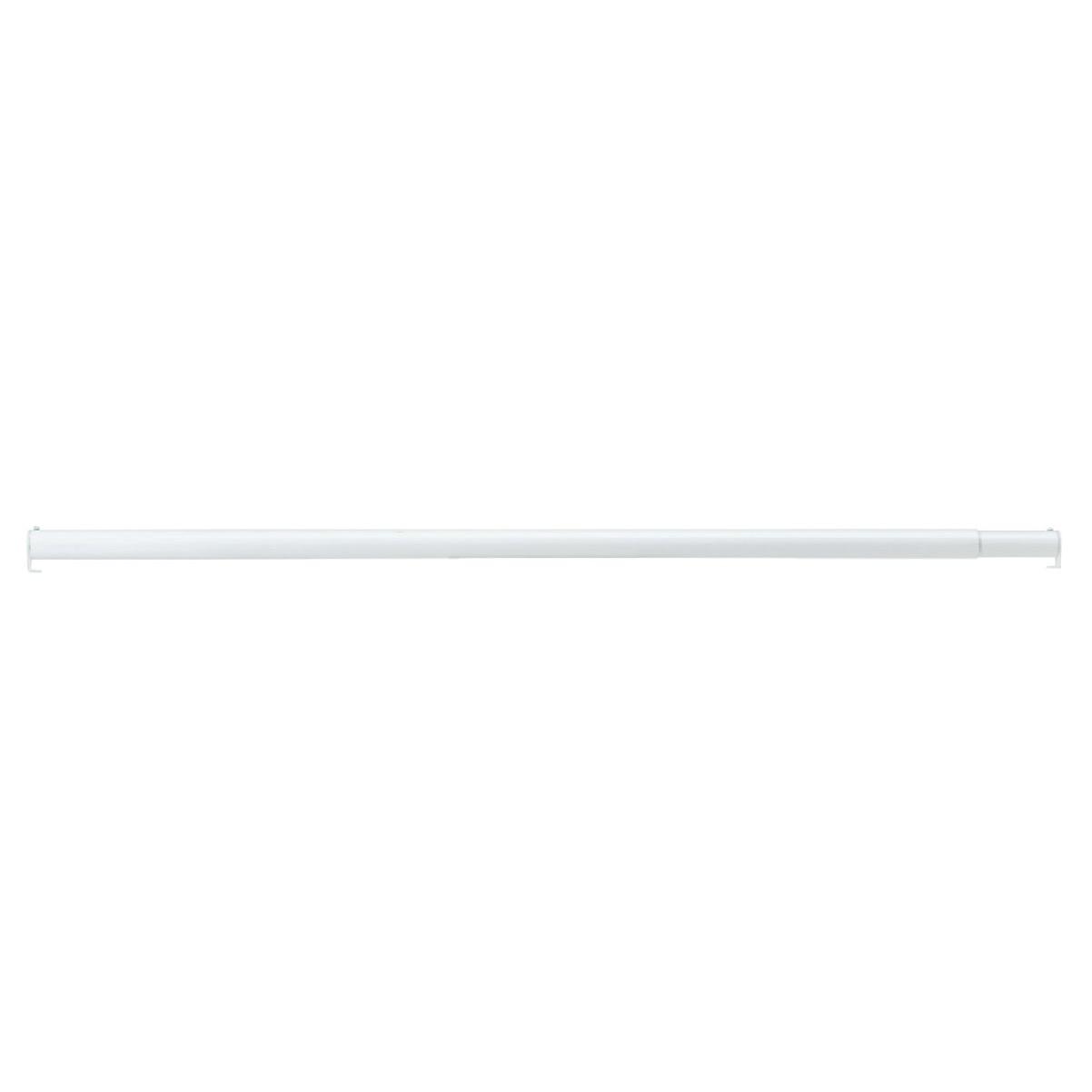 John Sterling Closet-Pro 48 In. to 72 In. x 1-1/4 In. Extra Heavy-Duty Adjustable Closet Rod, White