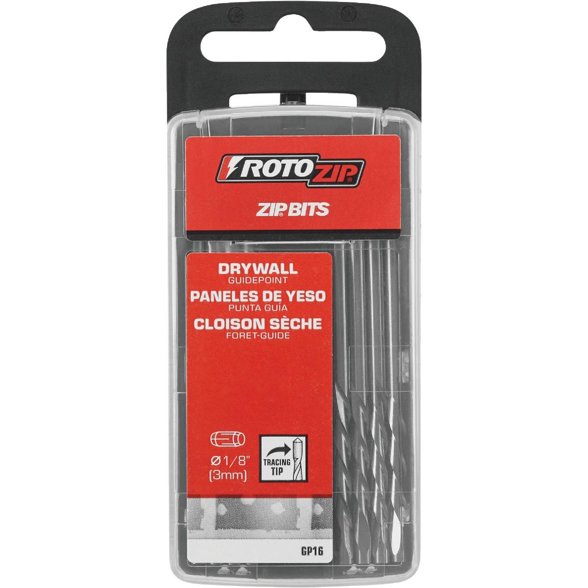 Rotozip 1/8 In. Guidepoint Drywall Bit (16-Pack)