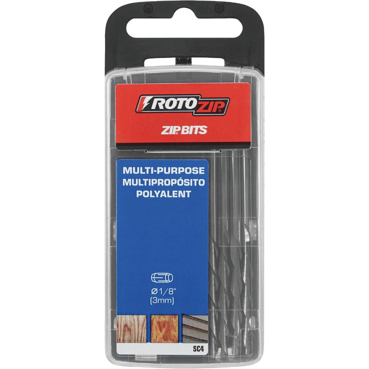 Rotozip Sabrecut 1/8 In. Multi-Purpose Bit (4-Pack)