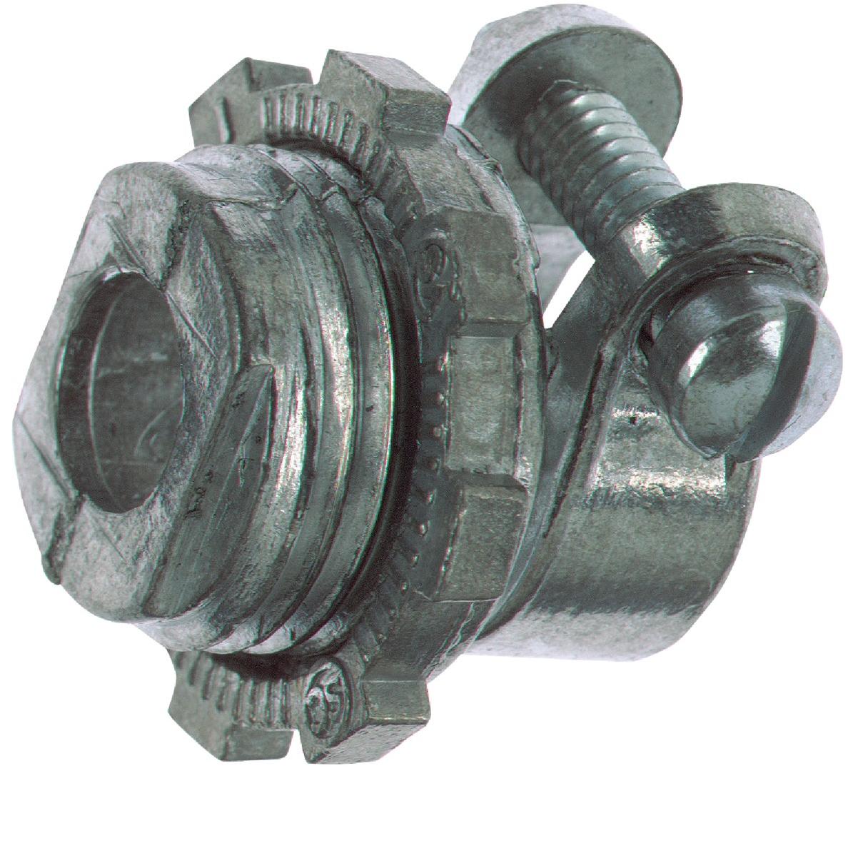 Halex 3/8 In. Straight Squeeze Armored Cable/Conduit Connector