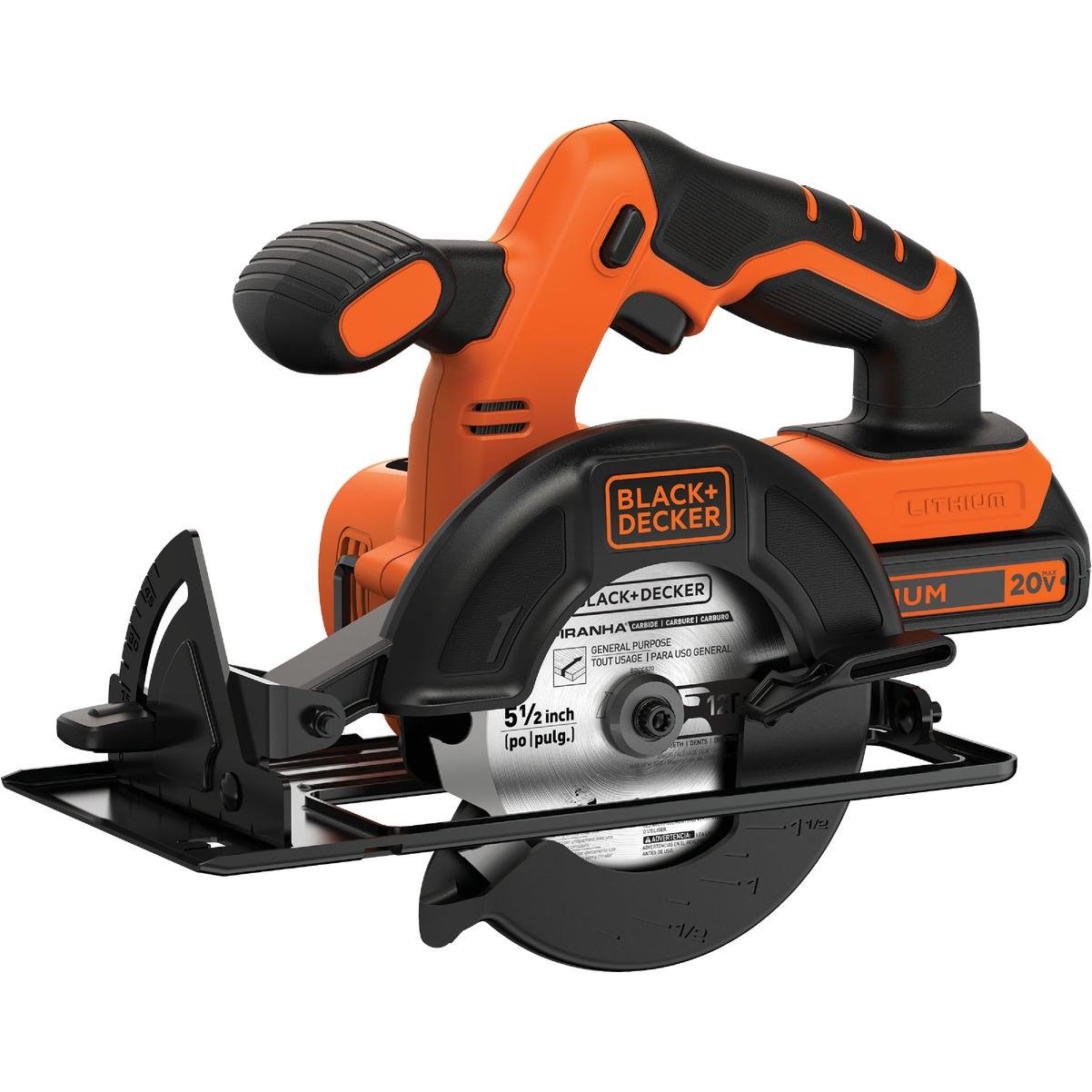 Black & Decker 20 Volt MAX Lithium-Ion 5-1/2 In. Cordless Circular Saw Kit