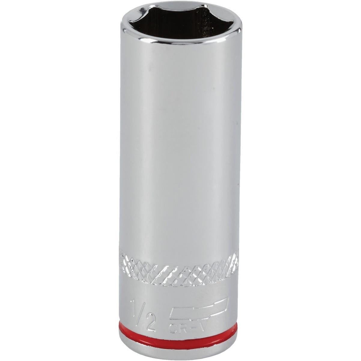 Channellock 1/4 In. Drive 1/2 In. 6-Point Deep Standard Socket