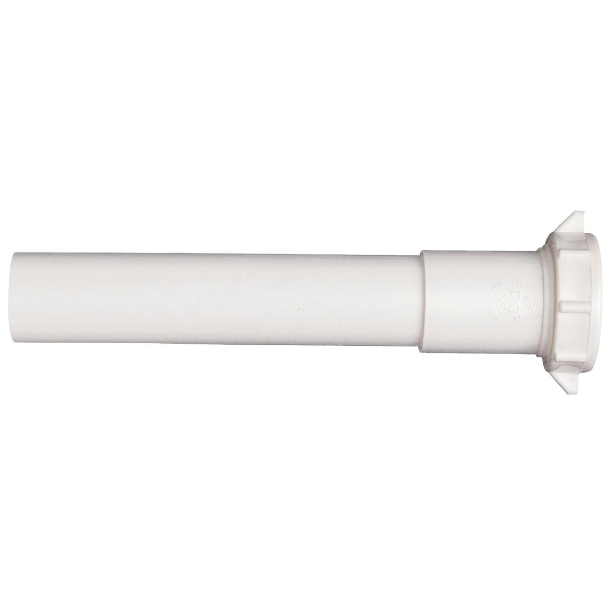 Do it Best 1-1/4 In. x 12 In. White Plastic Extension Tube