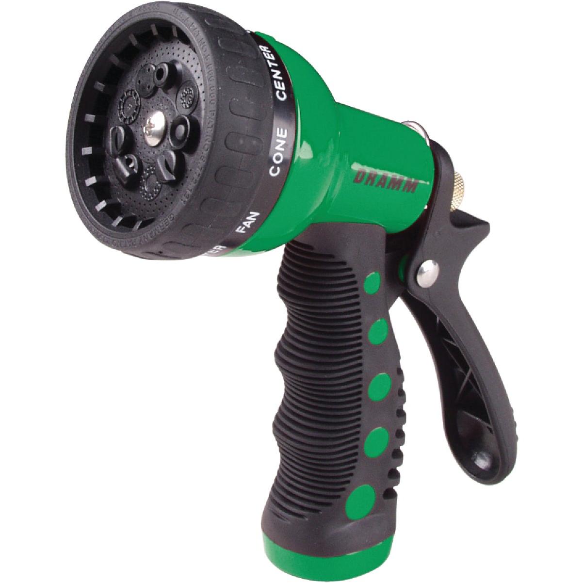 Dramm Heavy-Duty Metal 9-Pattern Nozzle, Green