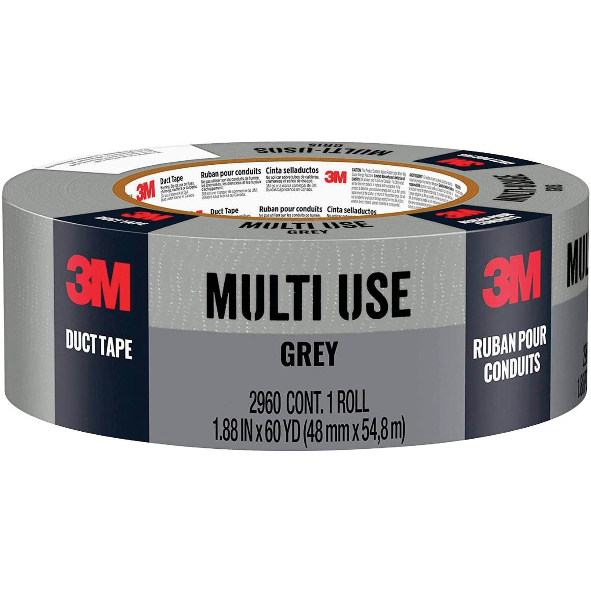 3M 1.88 In. x 45 Yd. Heavy Duty Duct Tape, Gray