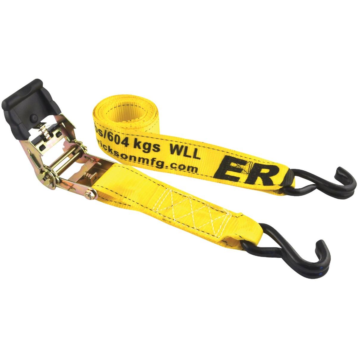 Erickson 2 In. x 10 Ft. 1330 Lb. Ratchet Tie-Down Strap (2-Pack)