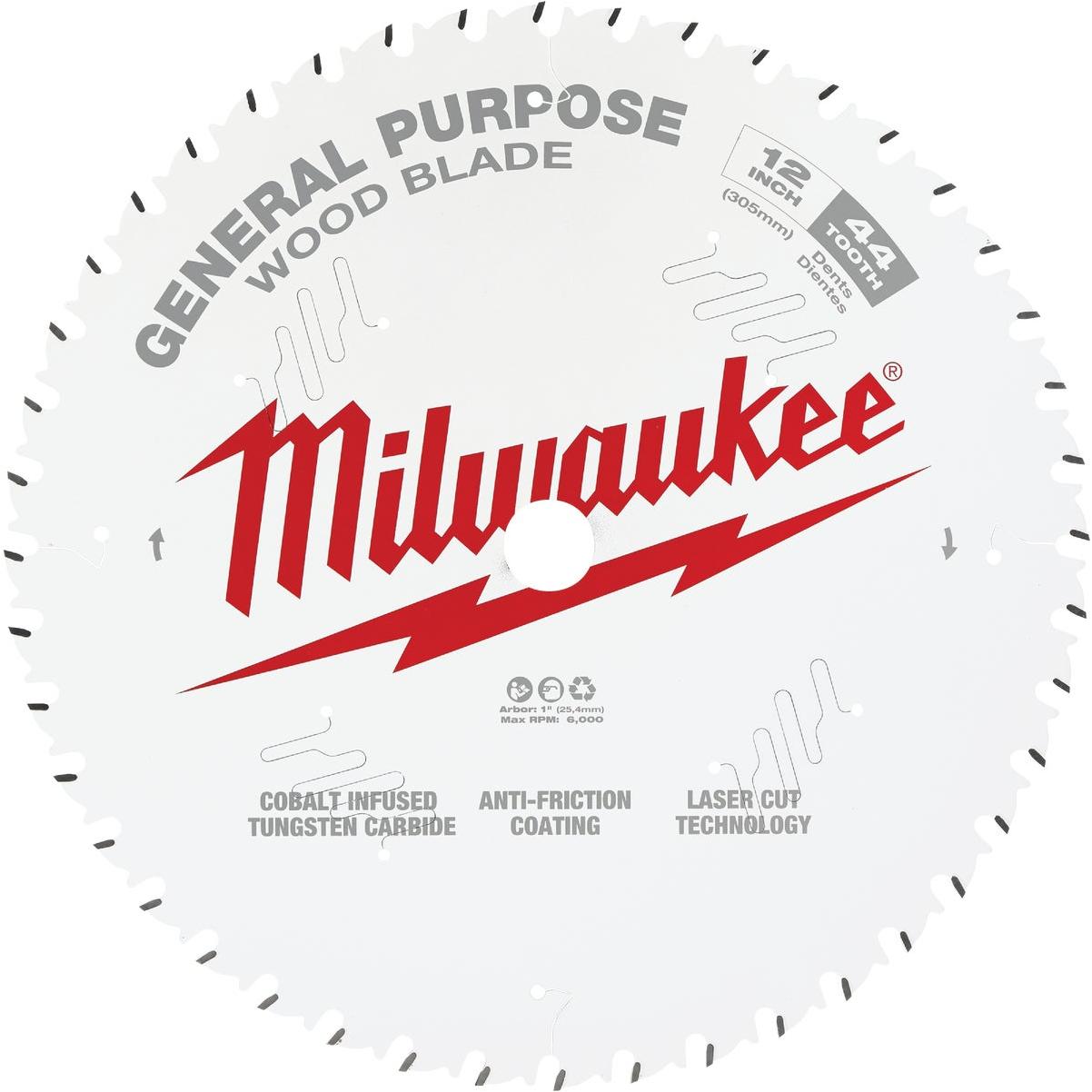 Milwaukee 12 In. 44-Tooth General Purpose Circular Saw Blade