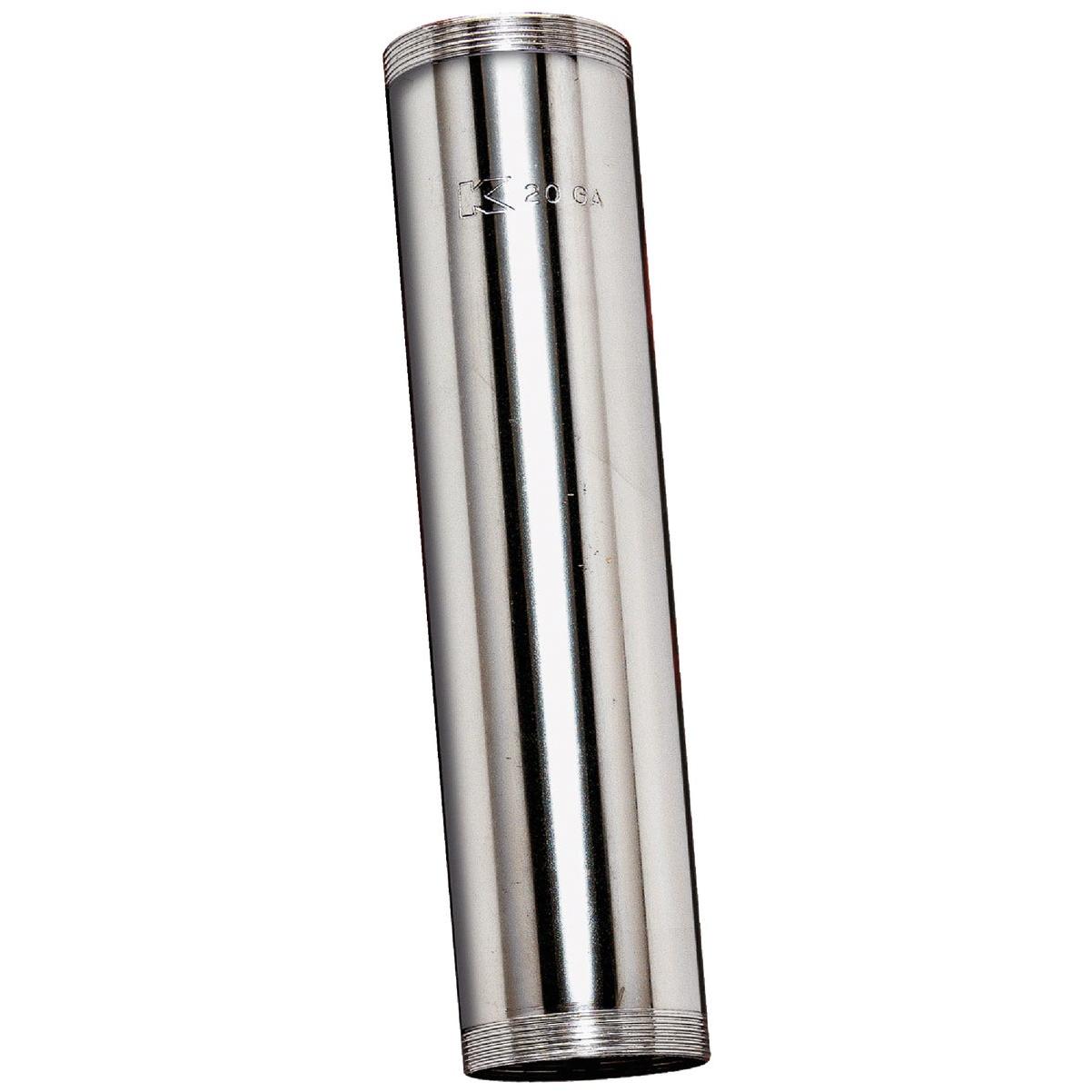 Do it Best 1-1/4 In. x 6 In. Chrome Plated 20 Gauge Threaded Tube