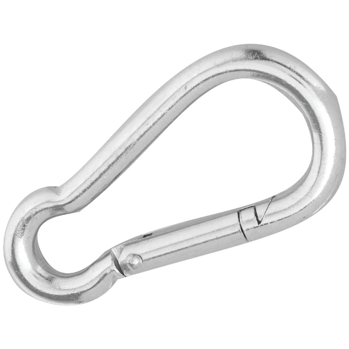 Campbell Polished Stainless Steel Spring Link 260 lb 3-1/2 in. L Campbell Polished Stainless Steel Spring Link 260 lb 3-1/2 in. L