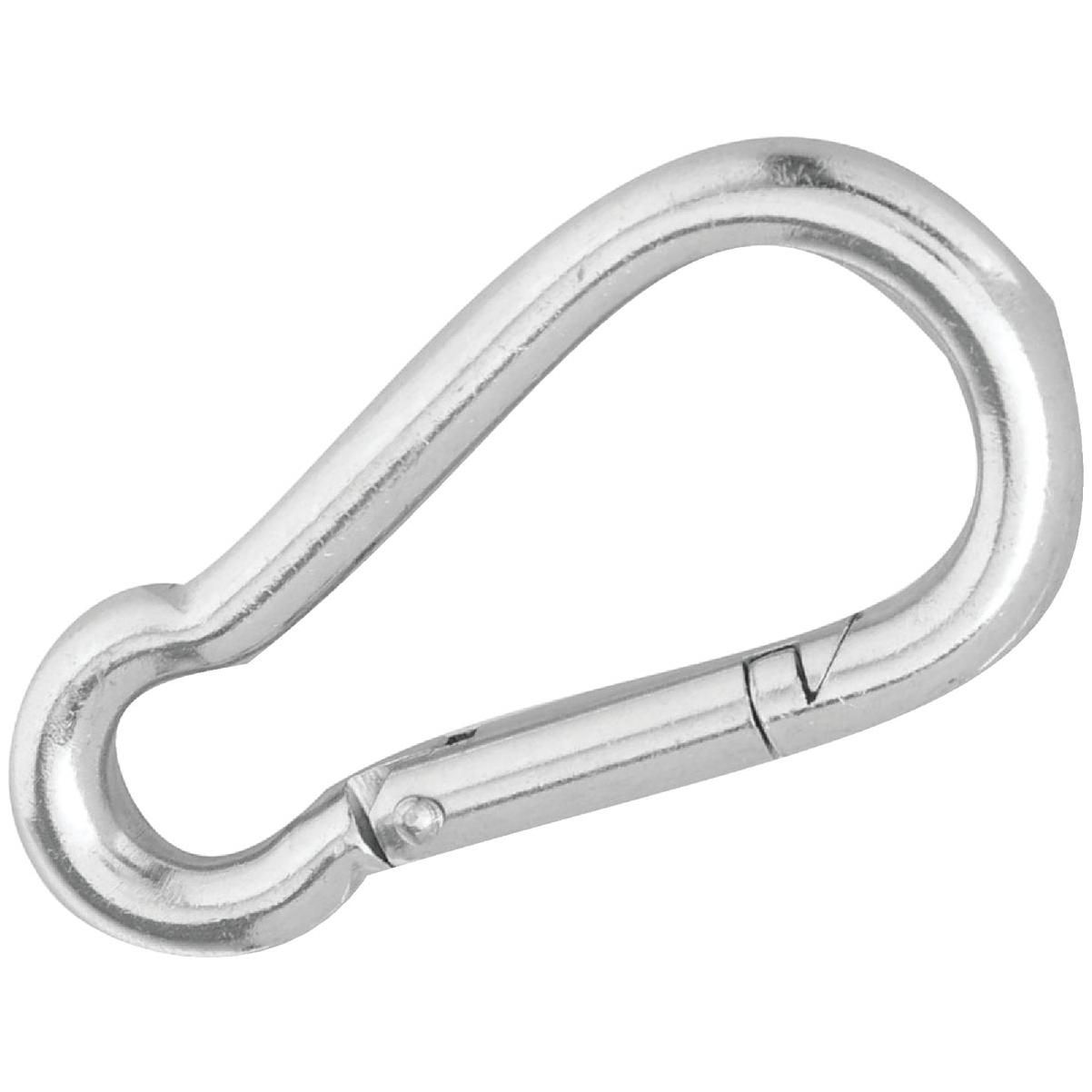Campbell Polished Stainless Steel Spring Link 260 lb 3-1/2 in. L Campbell Polished Stainless Steel Spring Link 260 lb 3-1/2 in. L