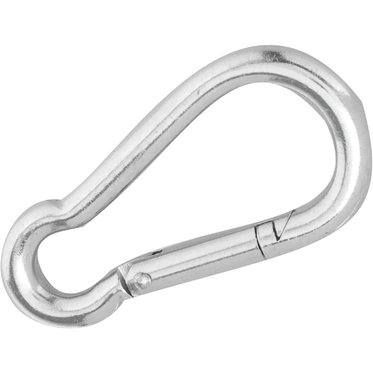 Campbell Polished Stainless Steel Spring Link 260 lb 3-1/2 in. L Campbell Polished Stainless Steel Spring Link 260 lb 3-1/2 in. L