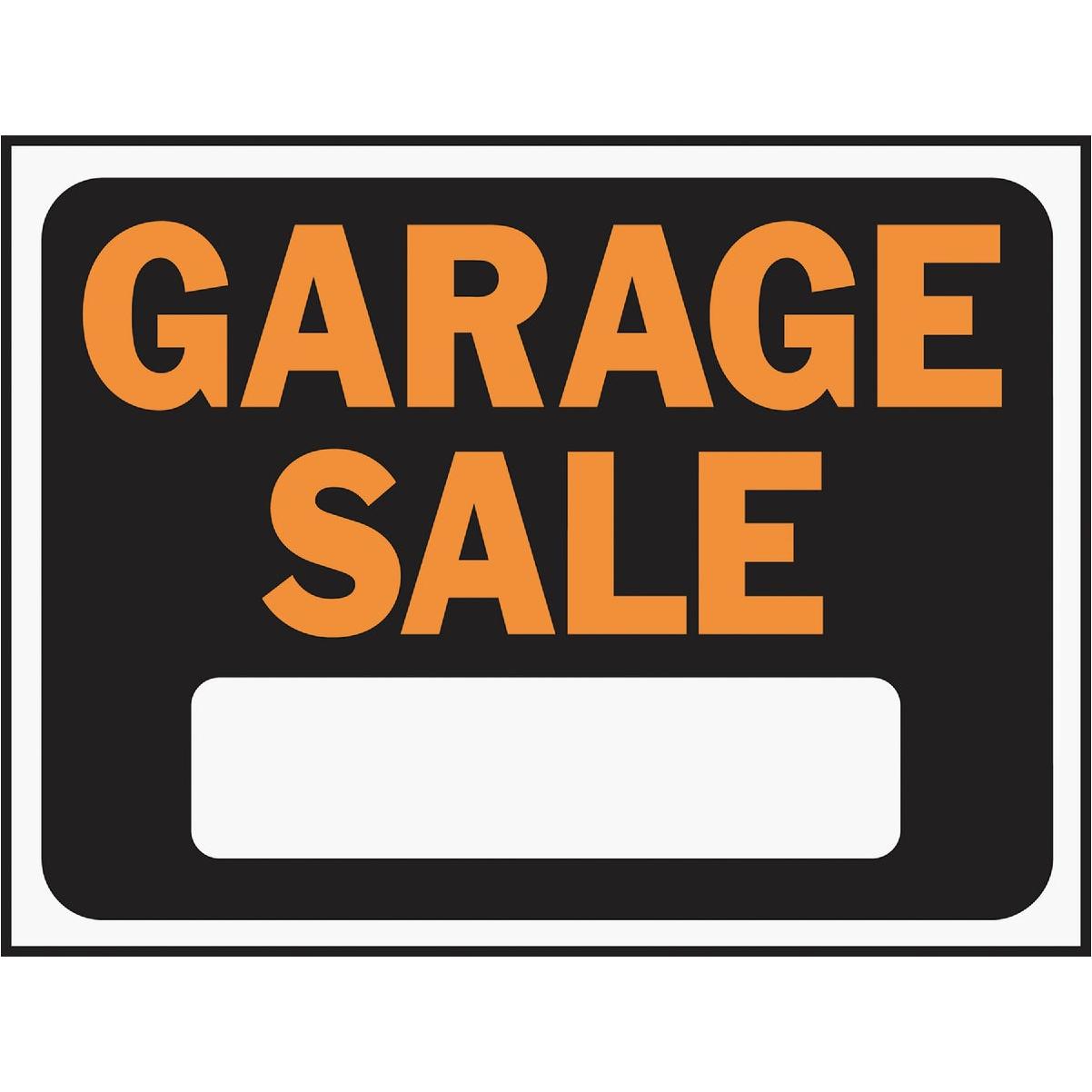 Hy-Ko 9x12 Plastic Sign, Garage Sale