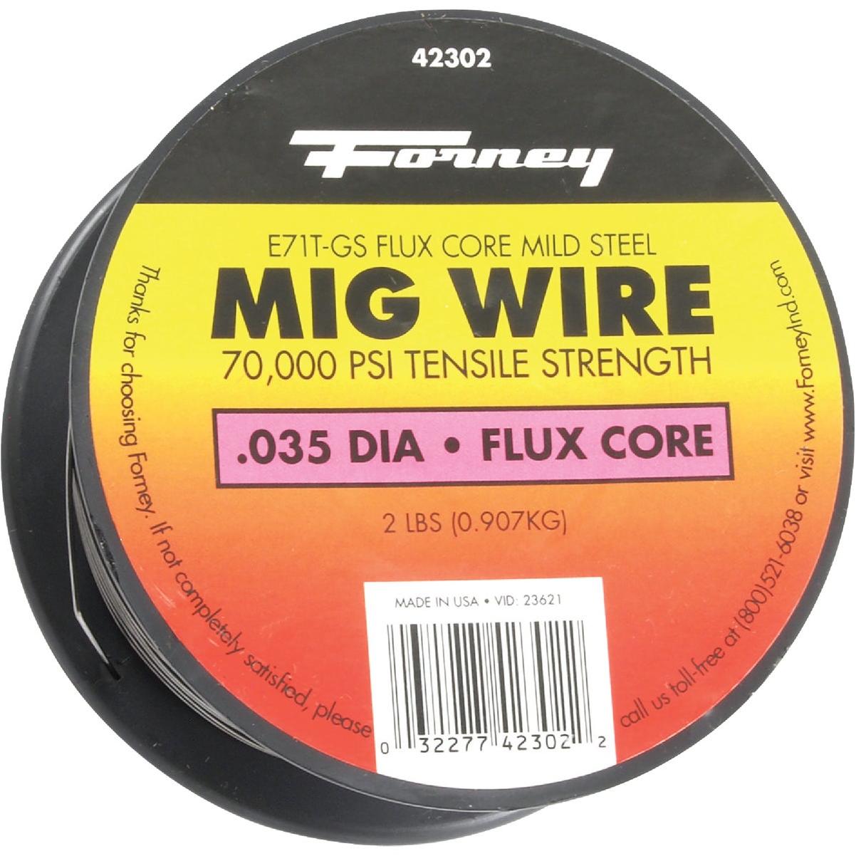 Flux Corded MIG Wire – 2 Pounds - 035 Diameter