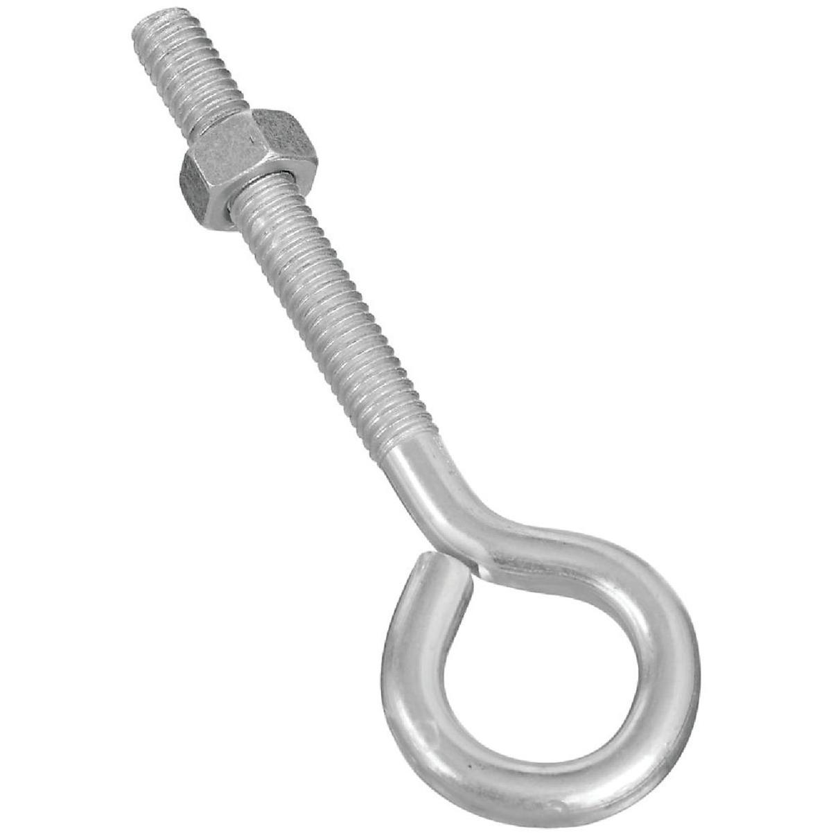 National Hardware 5/16 In. x 4 In. Zinc Eye Bolt with Hex Nut