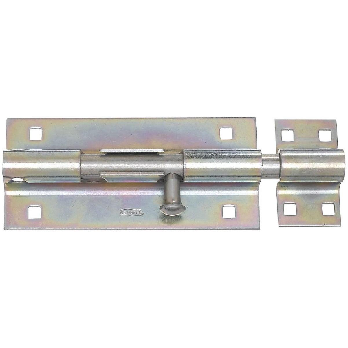 National Hardware 8 In. Zinc Extra Heavy-Duty Door Barrel Bolt