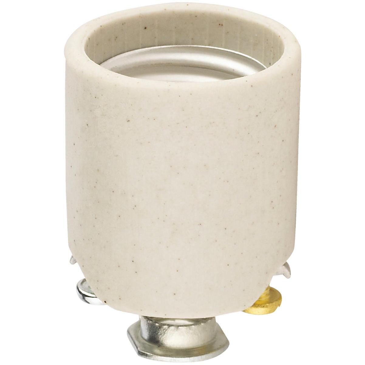 Leviton Keyless Medium Base White Porcelain Lamp Socket