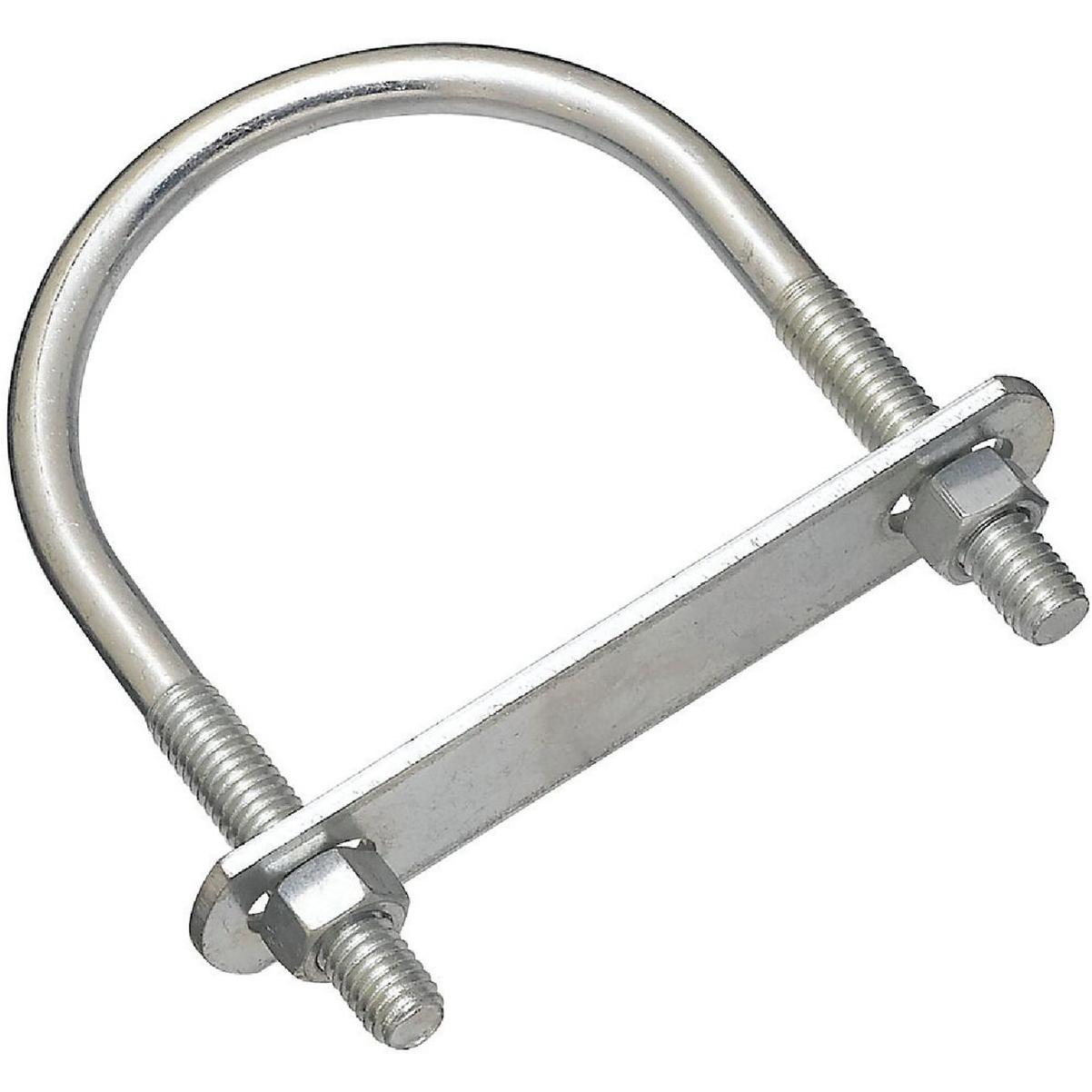 National Hardware 3/8 In. x 2.95 In. x 4.5 In. Zinc Round U Bolt