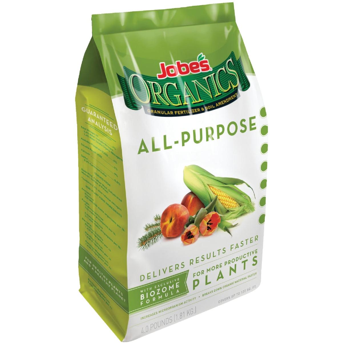 Jobes Organics 4 Lb. 4-4-4 Dry Plant Food