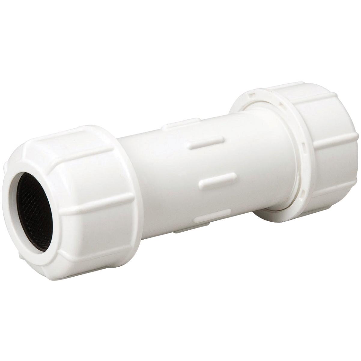 B&K 1-1/4 In. x 1-1/4 In. Compression PVC Coupling