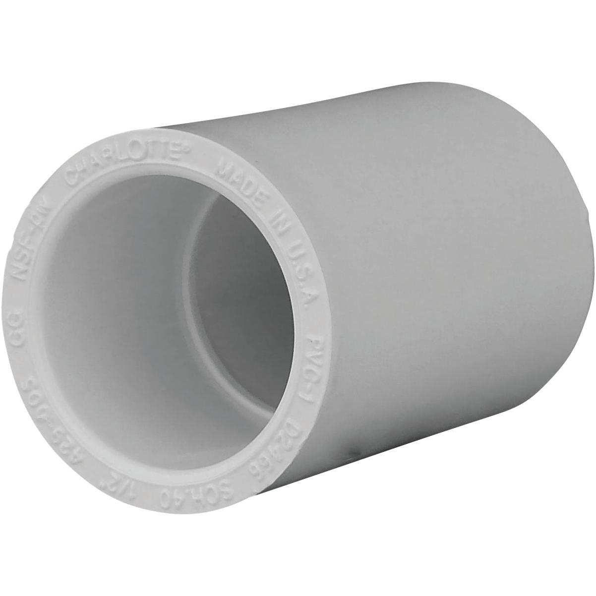 Charlotte Pipe 1/2 In. Sch. 40 PVC Coupling 