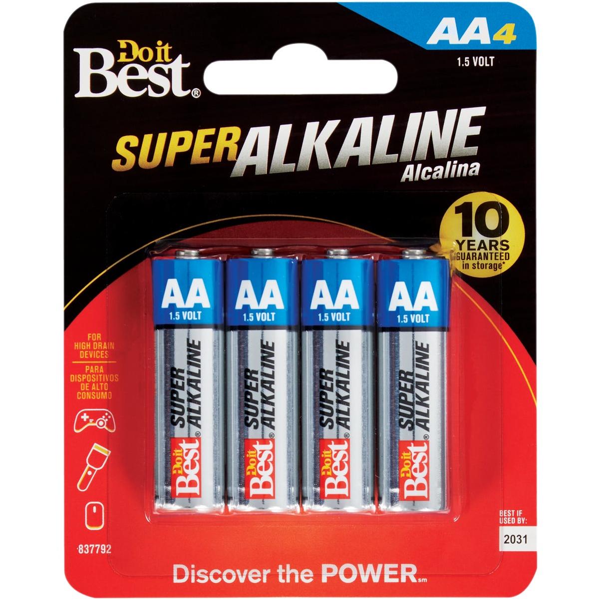 Do it Best AA Alkaline Battery (4-Pack)