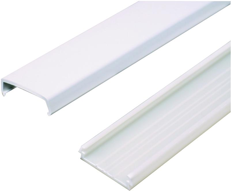 Legrand Wiremold Non-Metallic PVC Raceway 5 ft. Wire Channel, White NMW1 -  The Home Depot