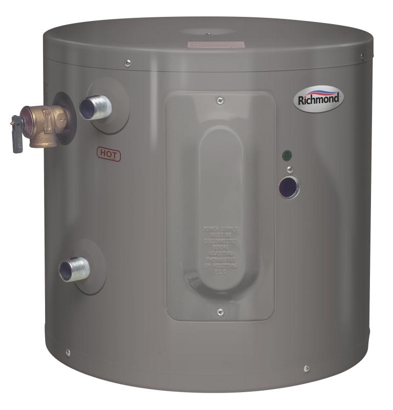 RHEEM / RICHMOND Richmond Essential Series 6EP20-1 Electric Water Heater,  120 V, 2000 W, 20 gal Tank, Wall Mounting | Paradise Lumber u0026 Hardware